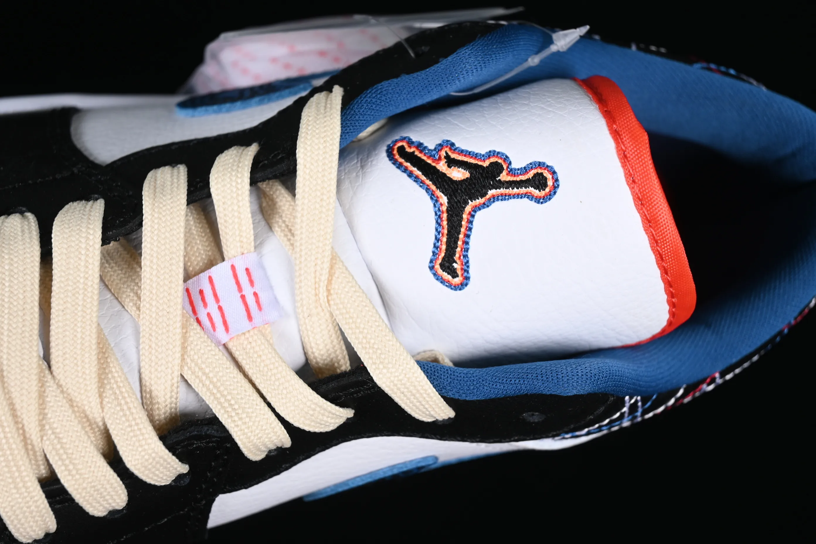 All categories Air Jordan Jordan series basketball shoes Air Jordan 1 Low Z version Air Jordan 1 Low SE AJ1 Joe 1 blue and black sashimi embroidery style low-top cultural casual sneakers FV3622-141